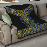 Ukraine Quilt Traditional Braided Rope Belt Folk Pattern National Color