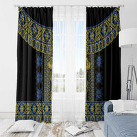 Ukraine Window Curtain Traditional Braided Rope Belt Folk Pattern National Color