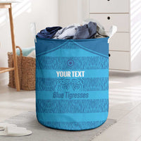 Custom India Football 2026 Laundry Basket Come On Blue Tigresses - Blue Version