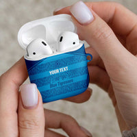 Custom India Football 2026 AirPods Case Come On Blue Tigresses - Blue Version