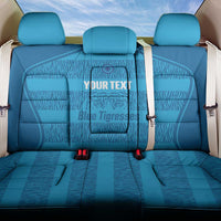 Custom India Football 2026 Back Car Seat Cover Come On Blue Tigresses - Blue Version