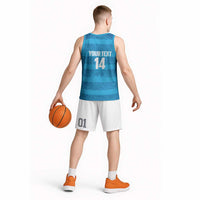 Custom India Football 2026 Basketball Jersey Come On Blue Tigresses - Blue Version