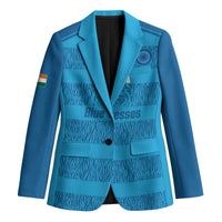 Custom India Football 2026 Blazer Come On Blue Tigresses - Blue Version