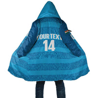 Custom India Football 2026 Cloak Come On Blue Tigresses - Blue Version