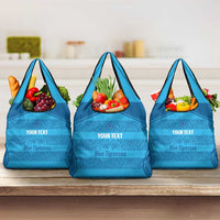 Custom India Football 2026 Grocery Bag Come On Blue Tigresses - Blue Version