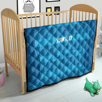 Custom India Football 2026 Quilt Come On Blue Tigresses - Blue Version