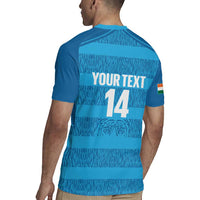 Custom India Football 2026 Rugby Jersey Come On Blue Tigresses - Blue Version