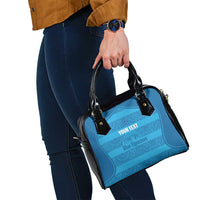 Custom India Football 2026 Shoulder Handbag Come On Blue Tigresses - Blue Version
