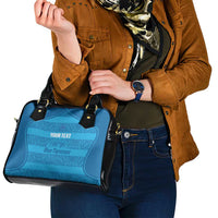 Custom India Football 2026 Shoulder Handbag Come On Blue Tigresses - Blue Version