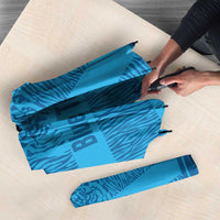 Custom India Football 2026 Umbrella Come On Blue Tigresses - Blue Version