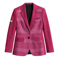 Custom India Football 2026 Blazer Come On Blue Tigresses - Pink Version