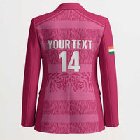 Custom India Football 2026 Blazer Come On Blue Tigresses - Pink Version