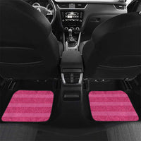 Custom India Football 2026 Car Mats Come On Blue Tigresses - Pink Version