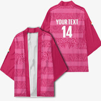 Custom India Football 2026 Kimono Come On Blue Tigresses - Pink Version
