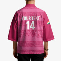 Custom India Football 2026 Kimono Come On Blue Tigresses - Pink Version