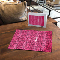 Custom India Football 2026 Puzzle Come On Blue Tigresses - Pink Version