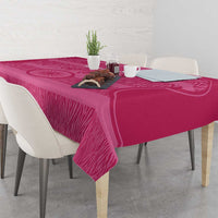 Custom India Football 2026 Tablecloth Come On Blue Tigresses - Pink Version