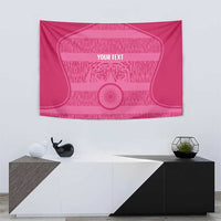 Custom India Football 2026 Tapestry Come On Blue Tigresses - Pink Version