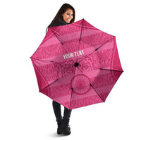 Custom India Football 2026 Umbrella Come On Blue Tigresses - Pink Version