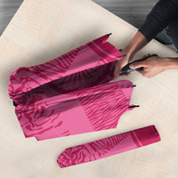 Custom India Football 2026 Umbrella Come On Blue Tigresses - Pink Version