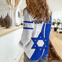 (Custom Personalised) Israel Independence Day Women Casual Shirt Yom Haatzmaut Curvel Style - Wonder Print Shop