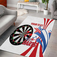 Custom United States Darts Area Rug USA Go Champions