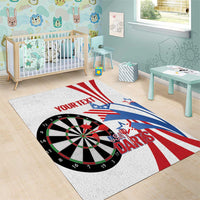 Custom United States Darts Area Rug USA Go Champions