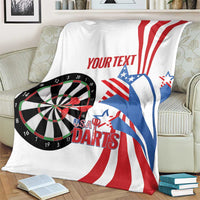 Custom United States Darts Blanket USA Go Champions
