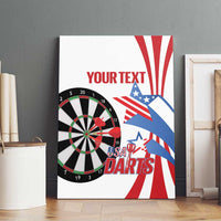 Custom United States Darts Canvas Wall Art USA Go Champions