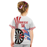 Custom United States Darts Kid T Shirt USA Go Champions