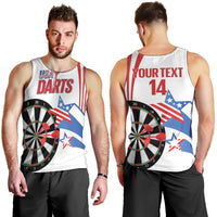 Custom United States Darts Men Tank Top USA Go Champions