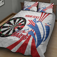 Custom United States Darts Quilt Bed Set USA Go Champions