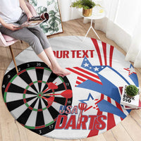 Custom United States Darts Round Carpet USA Go Champions
