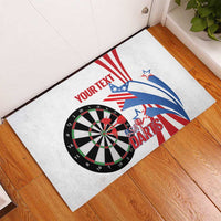 Custom United States Darts Rubber Doormat USA Go Champions