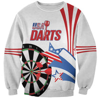 Custom United States Darts Sweatshirt USA Go Champions