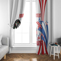 Custom United States Darts Window Curtain USA Go Champions