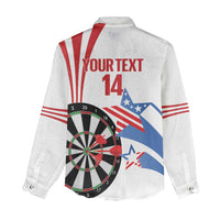 Custom United States Darts Women Casual Shirt USA Go Champions