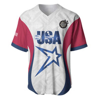 Custom United States Darts Baseball Jersey Come On USA Curve Style