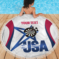 Custom United States Darts Beach Blanket Come On USA Curve Style
