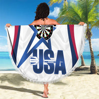 Custom United States Darts Beach Blanket Come On USA Curve Style