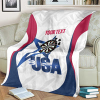 Custom United States Darts Blanket Come On USA Curve Style