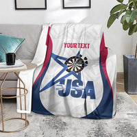 Custom United States Darts Blanket Come On USA Curve Style