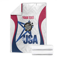 Custom United States Darts Blanket Come On USA Curve Style