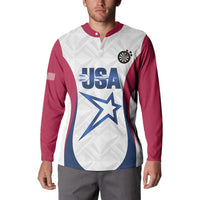 Custom United States Darts Button Sweatshirt Come On USA Curve Style