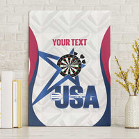 Custom United States Darts Canvas Wall Art Come On USA Curve Style