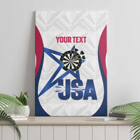 Custom United States Darts Canvas Wall Art Come On USA Curve Style