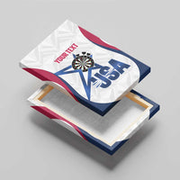 Custom United States Darts Canvas Wall Art Come On USA Curve Style