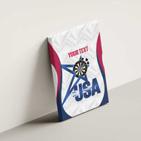 Custom United States Darts Canvas Wall Art Come On USA Curve Style
