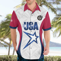 Custom United States Darts Hawaiian Shirt Come On USA Curve Style
