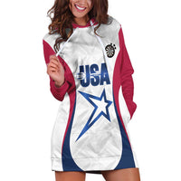 Custom United States Darts Hoodie Dress Come On USA Curve Style